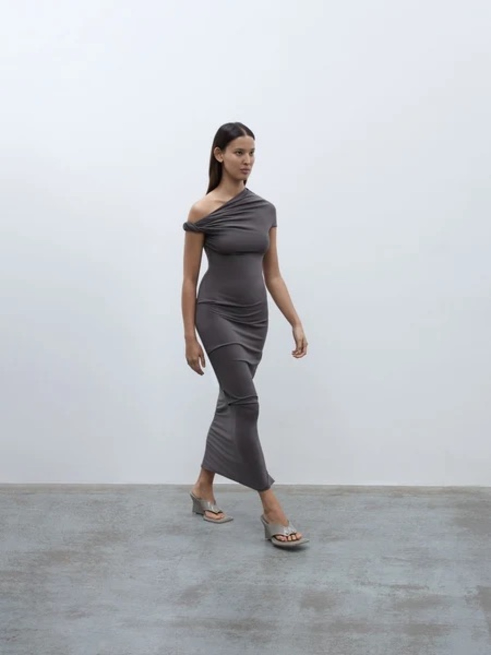 NWT Paris Georgia ELEMENTAL IDA DRESS | MUSHROOM L/XL
